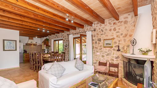 Villa Cal Beato Woonkamer