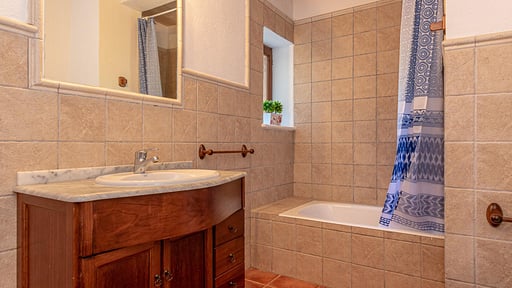 Villa Cal Mercat Schlafzimmer 1