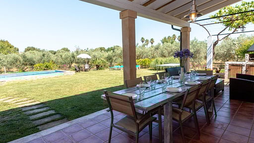 Villa Cal Mercat Terrasse/Veranda