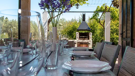 Villa Cal Mercat Terrasse/Veranda