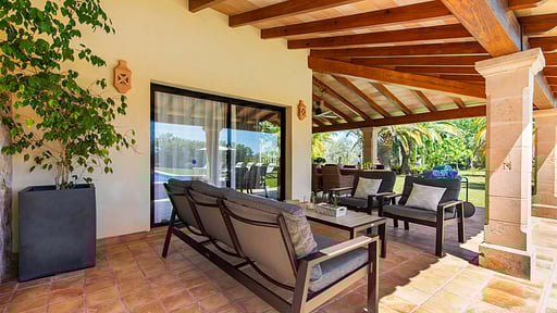 VILLA CAL MOLINER Terrace/Veranda