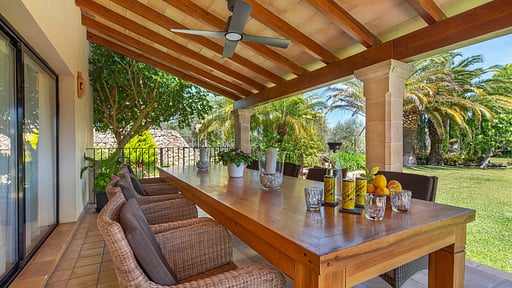 VILLA CAL MOLINER Terrace/Veranda