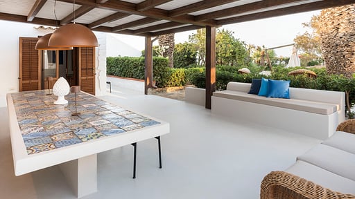 Villa Cala Mancina Dining area