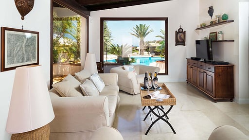 Villa Cala Mancina Living room