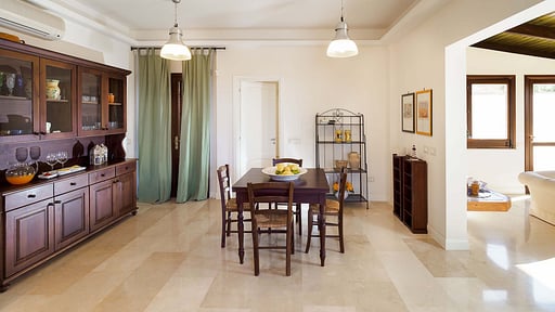 Villa Cala Mancina Dining area