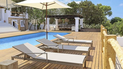 Villa Cala Tarida Rafael Piscina