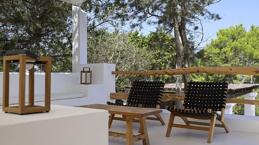 Villa Cala Tarida Rafael Terraza/balcón