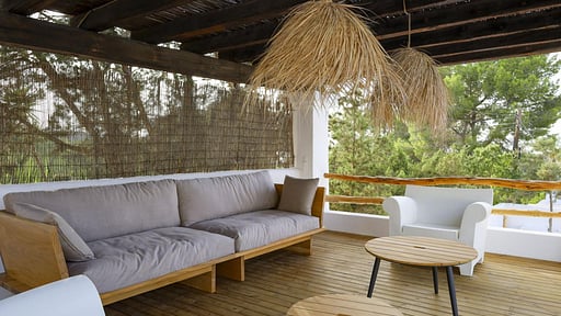 Villa Cala Tarida Rafael Terraza/balcón