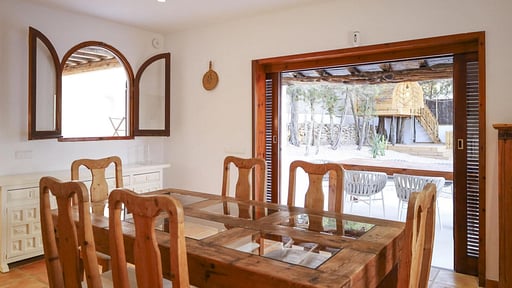 Villa Cala Tarida Rafael Zona de comedor