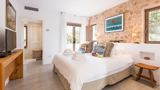 Villa Cala Tarida Bedroom 1