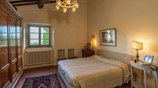 Villa Campassole Schlafzimmer 1