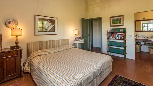 Villa Campassole Schlafzimmer 1