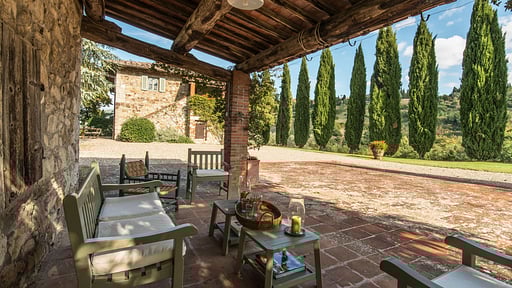 Villa Campassole Terrasse/Veranda