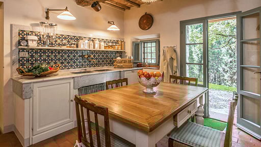 Villa Campassole Küche