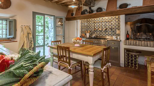 Villa Campassole Küche