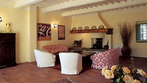 Villa Campassole Wohnbereich