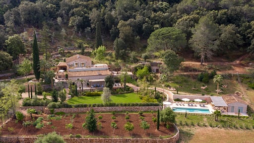 Villa Can Bet Foto drone