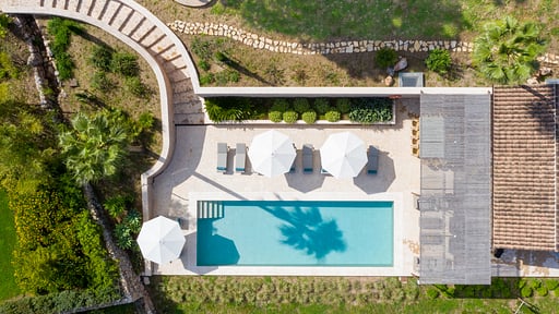 Villa Can Bet Foto drone