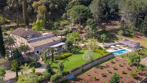 Villa Can Bet Foto drone