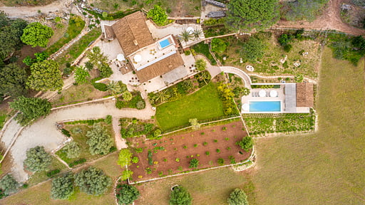 Villa Can Bet Foto drone