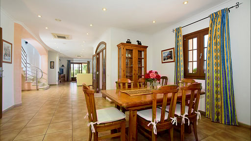 Villa Can Bolas Dining area