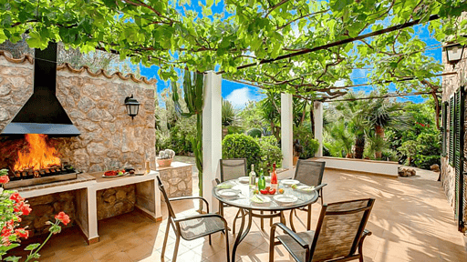 VILLA CAN CAMARROJA BBQ equipment