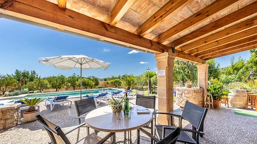 Villa Can Coll Dining area