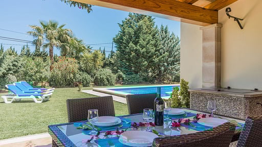 Villa Can Corretja Dining area