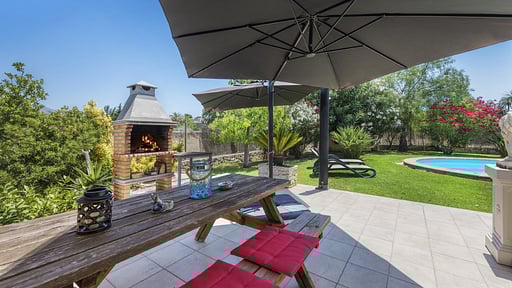 Villa Can Costa Dining area