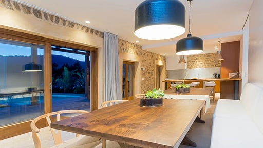 Villa Can Ginebra Dining area