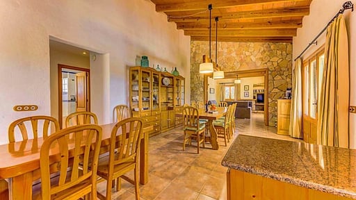 Villa Can Gosp Dining area