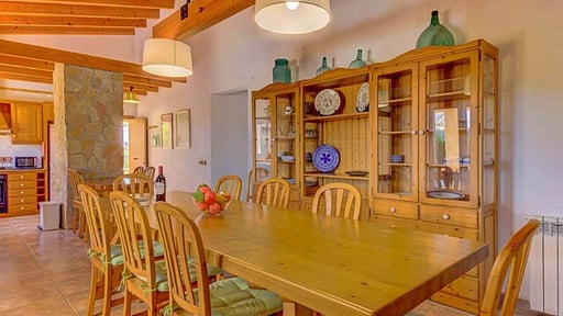 Villa Can Gosp Dining area