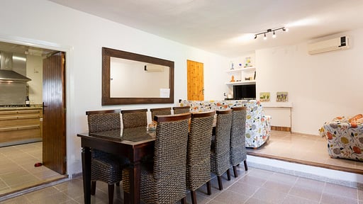 Villa Can Lluis Benirras Dining area