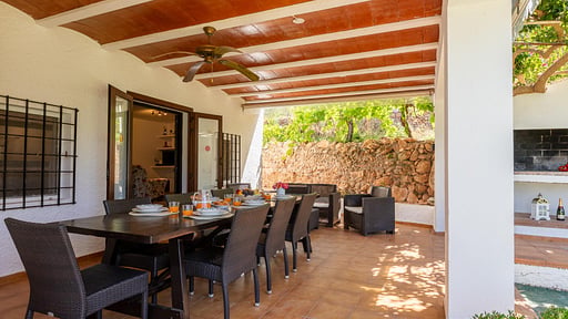 Villa Can Lluis Benirras Terrace/Veranda