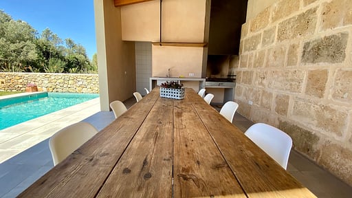 Villa Can Logar Zona de comedor