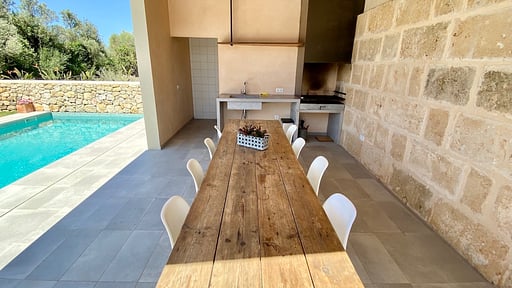 Villa Can Logar Zona de comedor