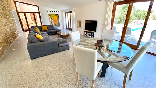 Villa Can Logar Salón 