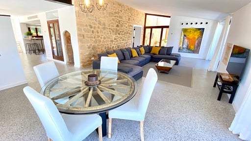 Villa Can Logar Salón 