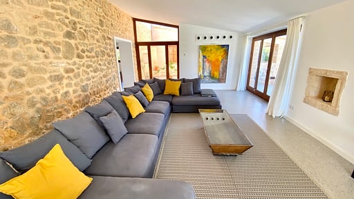 Villa Can Logar Salón 