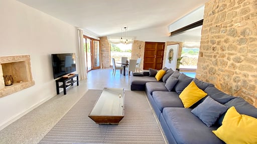 Villa Can Logar Salón 