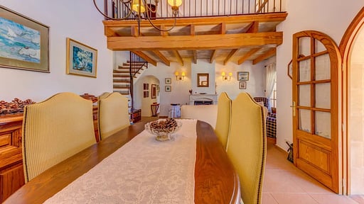 Villa Can Martin Dining area