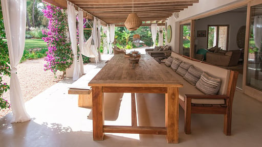 Villa Can Mira Dining area