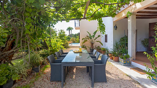 Villa Can Monte Terraza/balcón