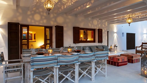 Villa Can Nic Zona de comedor