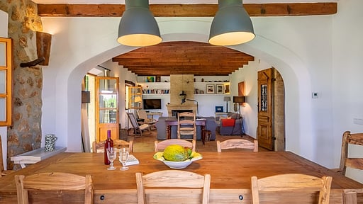 Villa Can Paroya Dining area