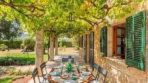 Villa Can Paroya Dining area