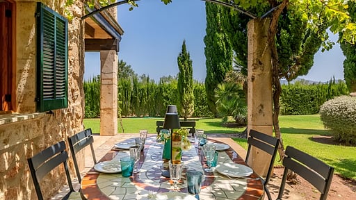 Villa Can Paroya Dining area