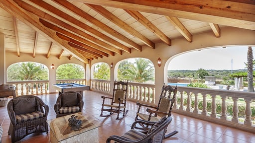 Villa Can Picafort Terrace/Veranda