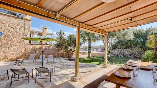 Villa Can Pujadas Dining area