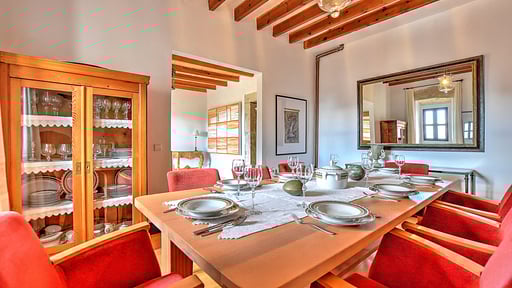 Villa Can Pulit Dining area